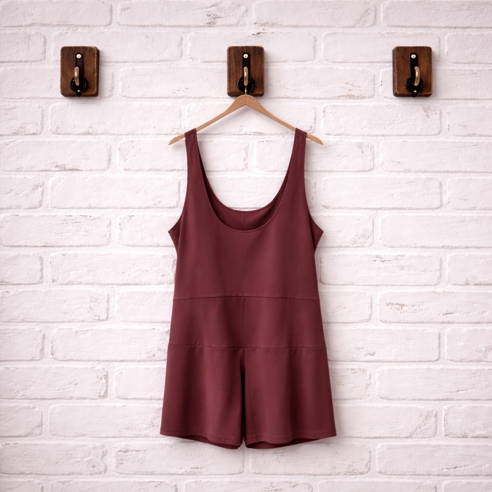 Vuori Fitness Romper - Mauve - XL - Like New - Picture 3 of 12